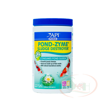Vi sinh bột API Pond Zyme Sludge Destroyer men vi sinh đậm đặc xử lý đáy ao hồ bể cá tép