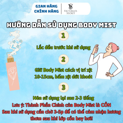 Body Mist Victoria Secret Chính Hãng Coconut Passion, Xịt Thơm Body Toàn Thân Hương Nước Hoa 250ml