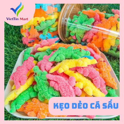Kẹo dẻo cá sấu vị trái cây thơm ngon 300g - Viettin Mart