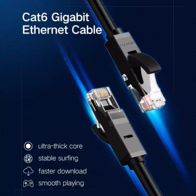 Ugreen UG20166NW102TK 20M màu Đen Cáp mạng LAN CAT6 UTP - HÀNG CHÍNH HÃNG
