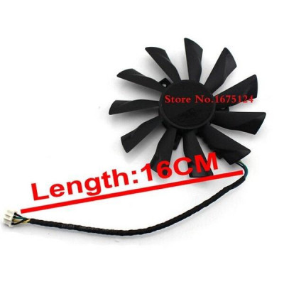【 Ready stock 】GTX1060 GTX1070 R7-260X GPU Cooler Graphics Fan For Radeon R7 260X 2GD5 OC GeForce GTX 1060 GTX 1070 AERO MSI as Replacement