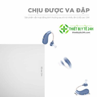 Máy Trợ Thính Cho Người Già VHP1204 - Tai Nghe Trợ Thính Không Dây, Máy Trợ Thính Đeo Vành Tai, Khuếch Đại Âm Thanh Lớn