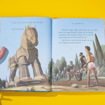 Sách - Illustrated Classics - Truyện Kể Hay Nhất Trong Thần Thoại Hy Lạp - Bìa Cứng