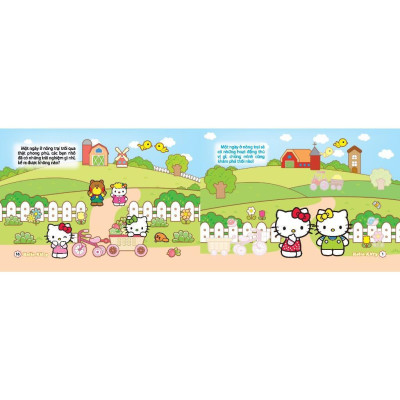 Sách - Sticker Hello Kitty - Khám Phá Nông Trại - Minh Thắng