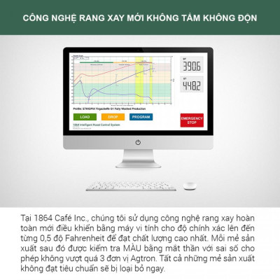 Cà Phê Bột Thunder No.3 Gu Việt Pha Phin/Pha Máy – 1864 CAFÉ trọng lượng tịnh 454g