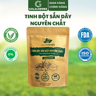 Tinh bột sắn dây nguyên chất GoldzHerbs – 250g/ 500g