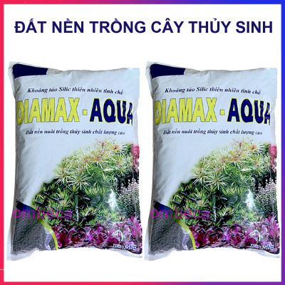 Đá Nham Thạch 2KG + Phân nền Dia Max AQua túi 2KG cho hồ thủy sinh