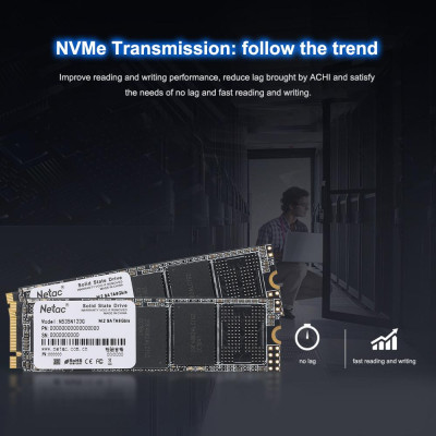 Netac N535N M.2 2280 SSD SATAIII 6Gb/s 240GB PCIe Gen3 3D MLC/TLC NAND Flash Solid State Drive
