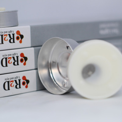 Nến không khói màu trắng tealight 10 viên dùng cho lò xông tinh dầu chính hãng R2D