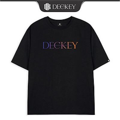 Áo Thun Cotton Unisex Nam Nữ Form Rộng DECKEY BASIC GRADIENT