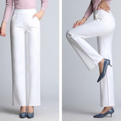 1 Quần tây công sở ống suông rộng, ống đứng, dạng cullotes sang trọng, nữ tính