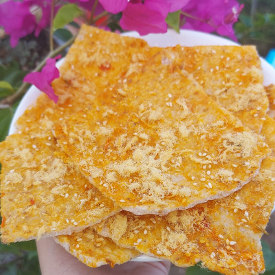 Bánh Tráng  Nướng Trộn Chà Bông Gà Sachi 45gram