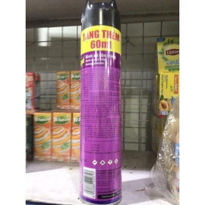 Bình xịt muỗi Raid hương lavender 520ml