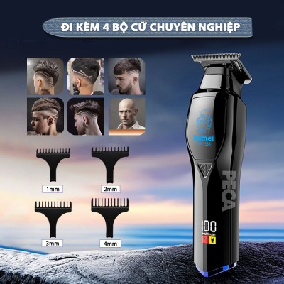 Tông đơ chấn viền Kemei KM-1556 lưỡi cắt mạ carbon cao cấp công suất 5W - Chính hãng