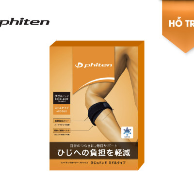 Đai quấn khuỷu tay loại vừa Phiten metax elbow band middle AP246003/AP246004/AP246005