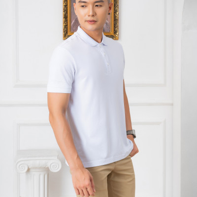 Quần short nam ALIGRO chất liệu kaki màu be dáng basic trẻ trung năng động ALGQS1074