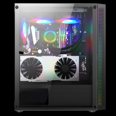 CASE MAGIC LUXURY i FULL TOWER SẴN 4FAN (E-ATX) - Hàng chính hãng