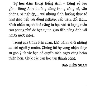 Tự Học Đàm Thoại Tiếng Anh Công Sở (Tái Bản)