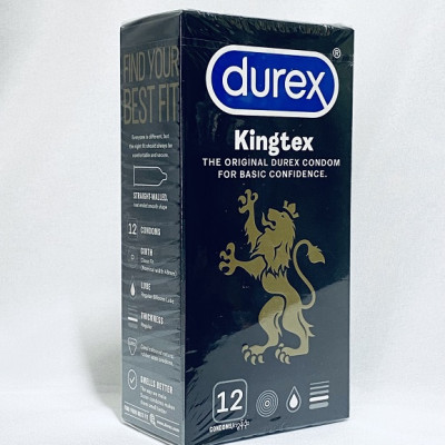 Bcs Durex Kingtex Cỡ Nhỏ 49mm - Hàng Chính Hãng - Nhập Khẩu Thái Lan - 12s