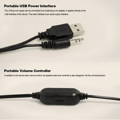Loa kết hợp bằng gỗ có dây SADA V-160 USB âm thanh nổi Loa siêu trầm