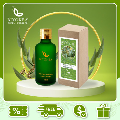 Tinh dầu Bạch Đàn Chanh, tinh dầu thư giãn 50ml BIYOKEA 