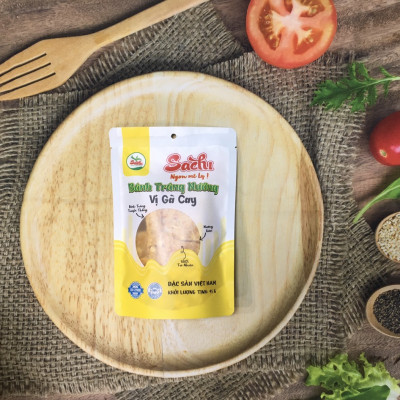 Bánh Tráng  Nướng Trộn Chà Bông Gà Sachi 45gram