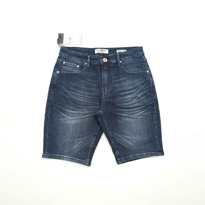 Quần Short Jeans Nam Cao Cấp HUNTER X-RAYS Form Slimfit Thun Màu Xanh Nam Tính S61