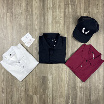 Áo thun Polo Basic tập gym nam DO GYM SHOP polo trơn thun cá sấu