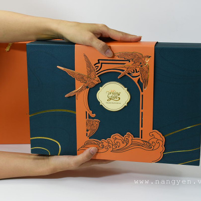 Bộ quà tặng sang trọng từ yến - Set Bát Bảo Như Ý (8 hũ yến tươi thượng hạng chưng sẵn, 70ml*8) | Thích hợp biếu tặng hoặc đi thăm bệnh | Yến sào Nàng Yến