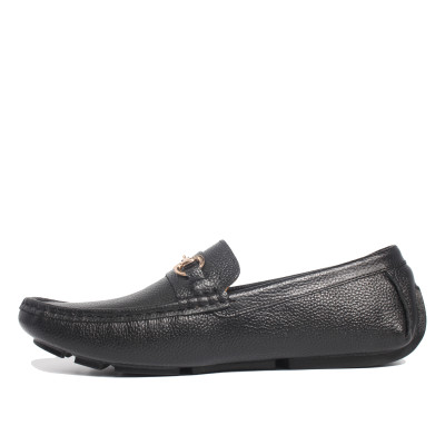 Giày MICHILUX Da Bò Thật Chính Hãng Horse Bit Moccasin CIEHM Màu Đen