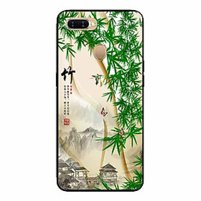 Ốp lưng in cho Oppo A7 / A5s Tranh Làng Tre
