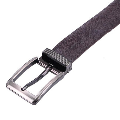 HP4421-22-23-24 - Thắt lưng nam da đà điểu Huy Hoàng 4P đầu kim màu đen, nâu đất, vàng, nâu đỏ