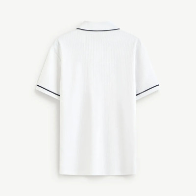 Áo polo tay ngắn nam phối cổ Form Fitted - RT 10S25POL006 | ROUTINE CÀ MAU