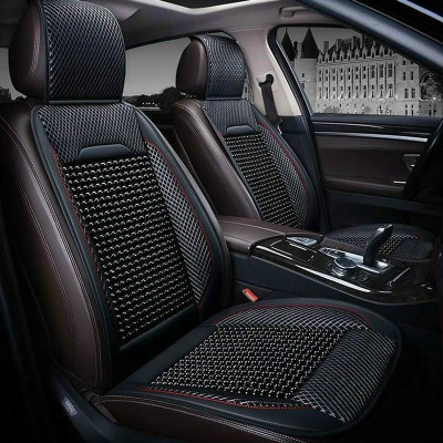 TỰA LƯNG LÓT GHẾ Ô TÔ, XE HƠI HẠT GỖ CHỐNG NÓNG, TRƯỢT VÀ MASSAGE CAO CẤP.