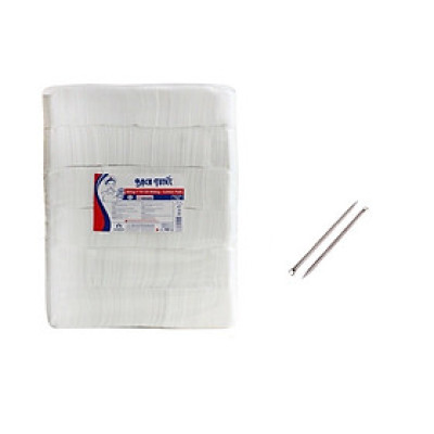 Bông Bạch Tuyết - Bông Y Tế Cắt Miếng 1kg (7 x 7 cm) tặng 2 cây nặn mụn