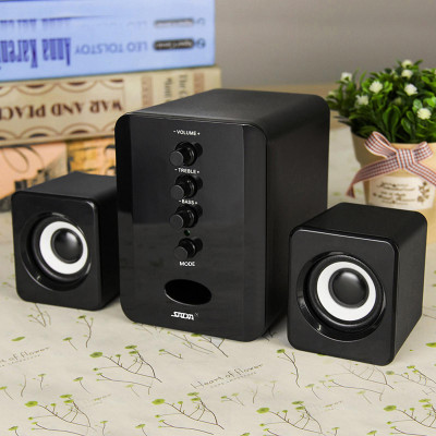  Loa SADA D-202 kết hợp có dây USB  âm thanh nổi Bass Loa siêu trầm  cho máy tính để bàn