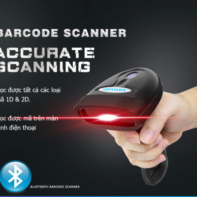 Máy quét mã vạch không dây – Máy đọc mã vạch không dây- Optori C41 ( Hàng chính hãng)