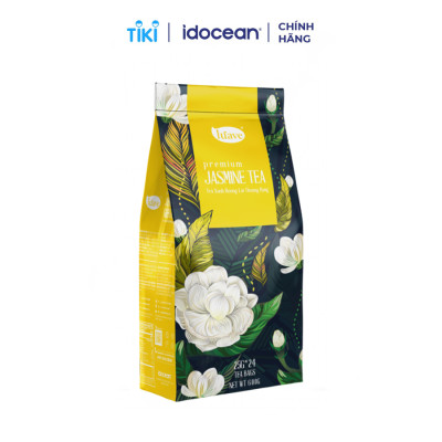 Trà Xanh Hoa Nhài Thượng Hạng (Premium Jasmine Green Tea) - LÚAVE - 600g