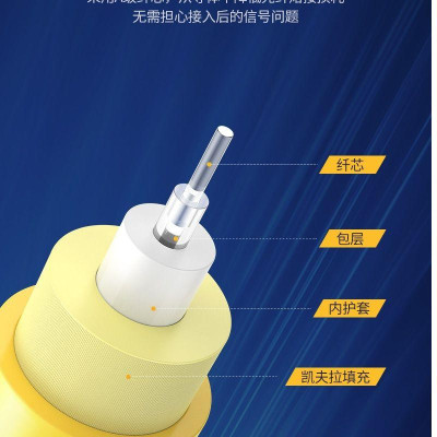 Ugreen UG80516NW132TK 5M ST-ST Màu vàng Cáp nhảy quang Single mode Simplex Fiber - HÀNG CHÍNH HÃNG