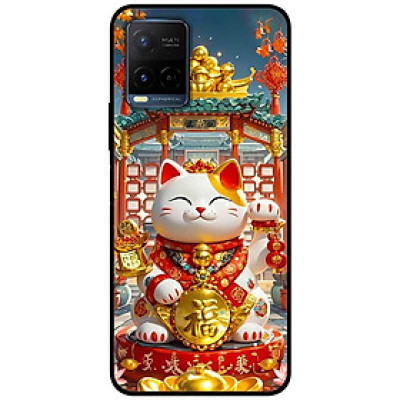 Ốp lưng cho Vivo Y12s - Y20 - Y20s - Y21 - Y21s - Y33 - Y33T - Mèo Thần Tài Đẹp - Hàng Chính Hãng