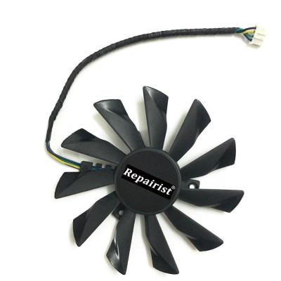 【 Ready stock 】GTX1060 GTX1070 R7-260X GPU Cooler Graphics Fan For Radeon R7 260X 2GD5 OC GeForce GTX 1060 GTX 1070 AERO MSI as Replacement