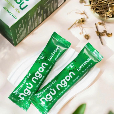 Bột Mầm Ngũ Cốc Ngủ Ngon Lovifood 450g (25 gói x 18g) - Giúp Ngủ Ngon Hơn, Tốt Cho Sức Khỏe