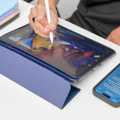 Bao da gập siêu mỏng nhẹ cho IPad A16 Gen 11 2025 hiệu WIWU Classic Case - Hàng chính hãng
