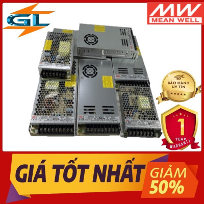 Nguồn tổ ong  24V 14.6A 350,4W LRS-350-24 Meanwell - Hàng nhập khẩu