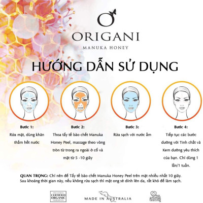 Combo Manuka - Mặt Nạ Tẩy Da Chết Mật Ong Manuka (50ml) + Xà Phòng Organic Manuka (125g) - Làm Sạch, Làm Sáng Và Cải Thiện Độ Đàn Hồi Da