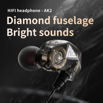 Tai nghe thể thao có dây 3,5mm nhét trong tai có micrô