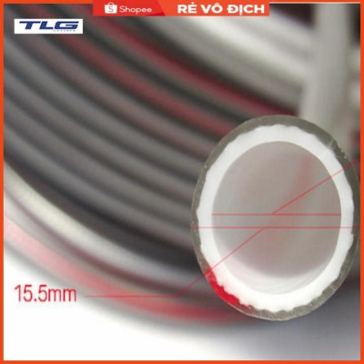 Bộ dây vòi xịt nước rửa xe, tưới cây . tăng áp 3 lần, loại 15m 206318 đầu đồng,đai,nối vàng+ tặng đai