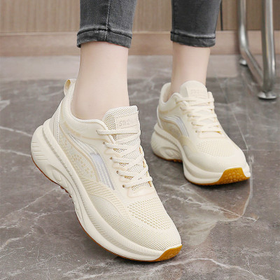 Giày thể thao nữ, giày chạy bộ đế êm nhẹ, thoáng khí đế cao su đúc, chống trơn trượt hạn chế mòn  – GNU2066