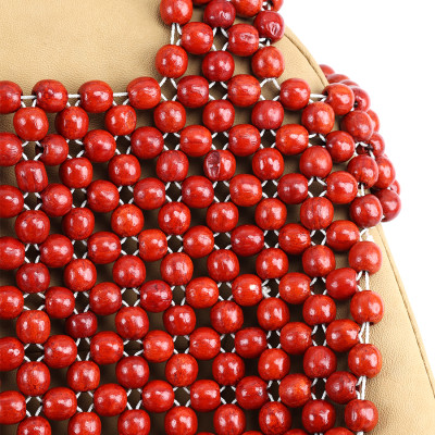 Lót Ghế CIND Hạt Gỗ Phân 2 Khoác Vai Dùng Cho Ô Tô Ghế Văn Phòng