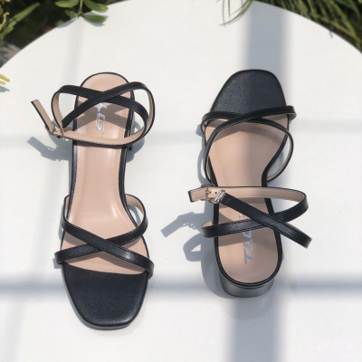 Sandal cao gót 9 phân nữ hot trend  trẻ trung năng động 21420